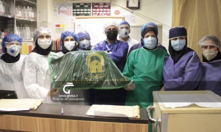 با توزیع غذای گرم در بیمارستان شهید بهشتی؛ رایحه نسیم مهر رضوی به بندرانزلی رسید